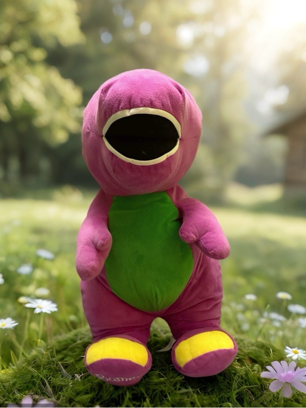 Barney Fisher -Price  2017 Jumbo plush Toy 26”